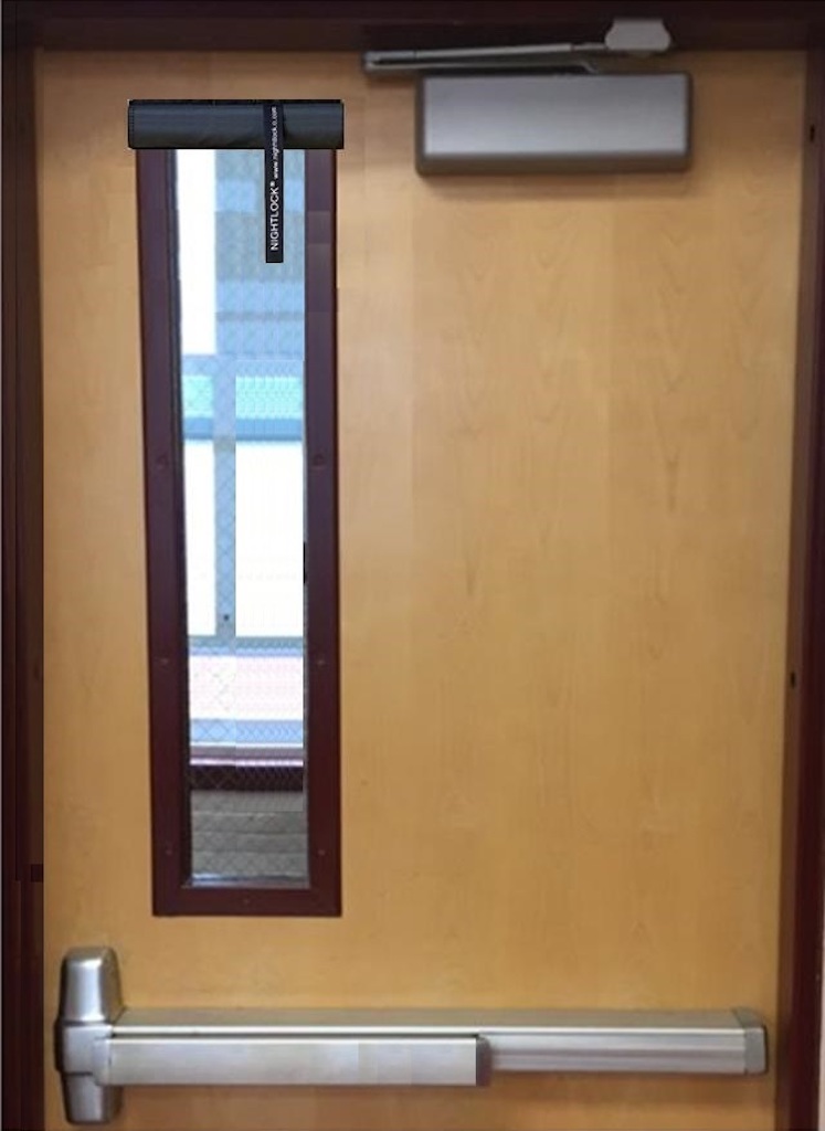Safety Shade Nightlock Door Security, How To Make Classroom Lockdown Curtain
